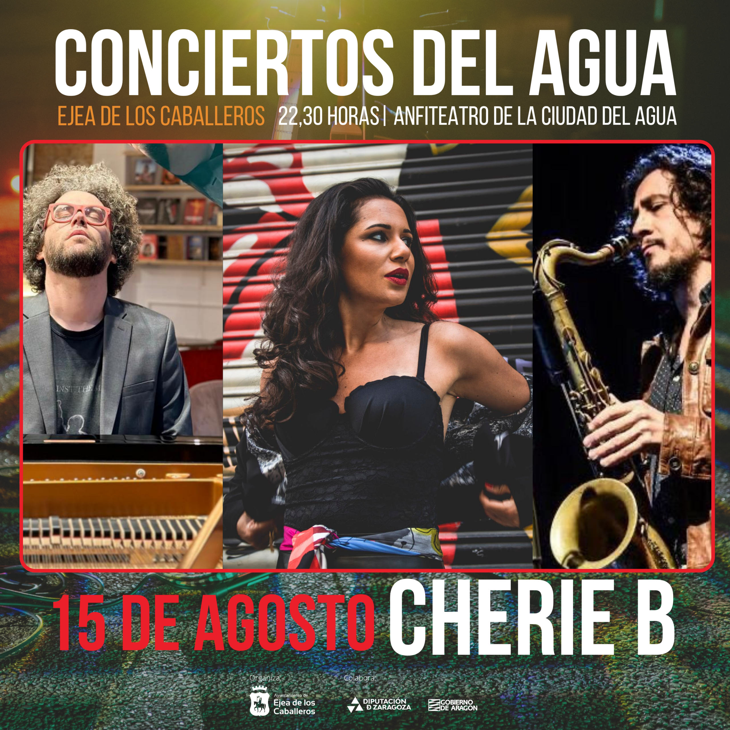 En este momento estás viendo El trío “Chérie B” cierra la edición de los Conciertos del Agua 2026 con su espectáculo “Música Sin Fronteras”